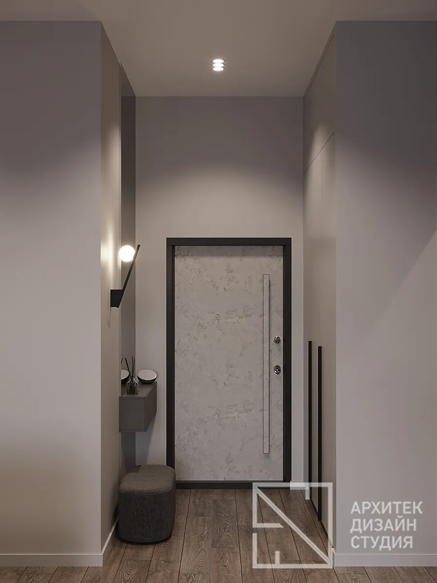 Дизайн интерьера квартиры в г. Красноярск по ул. Ладо Кецховели, 34 - Прихожая - Фото 2